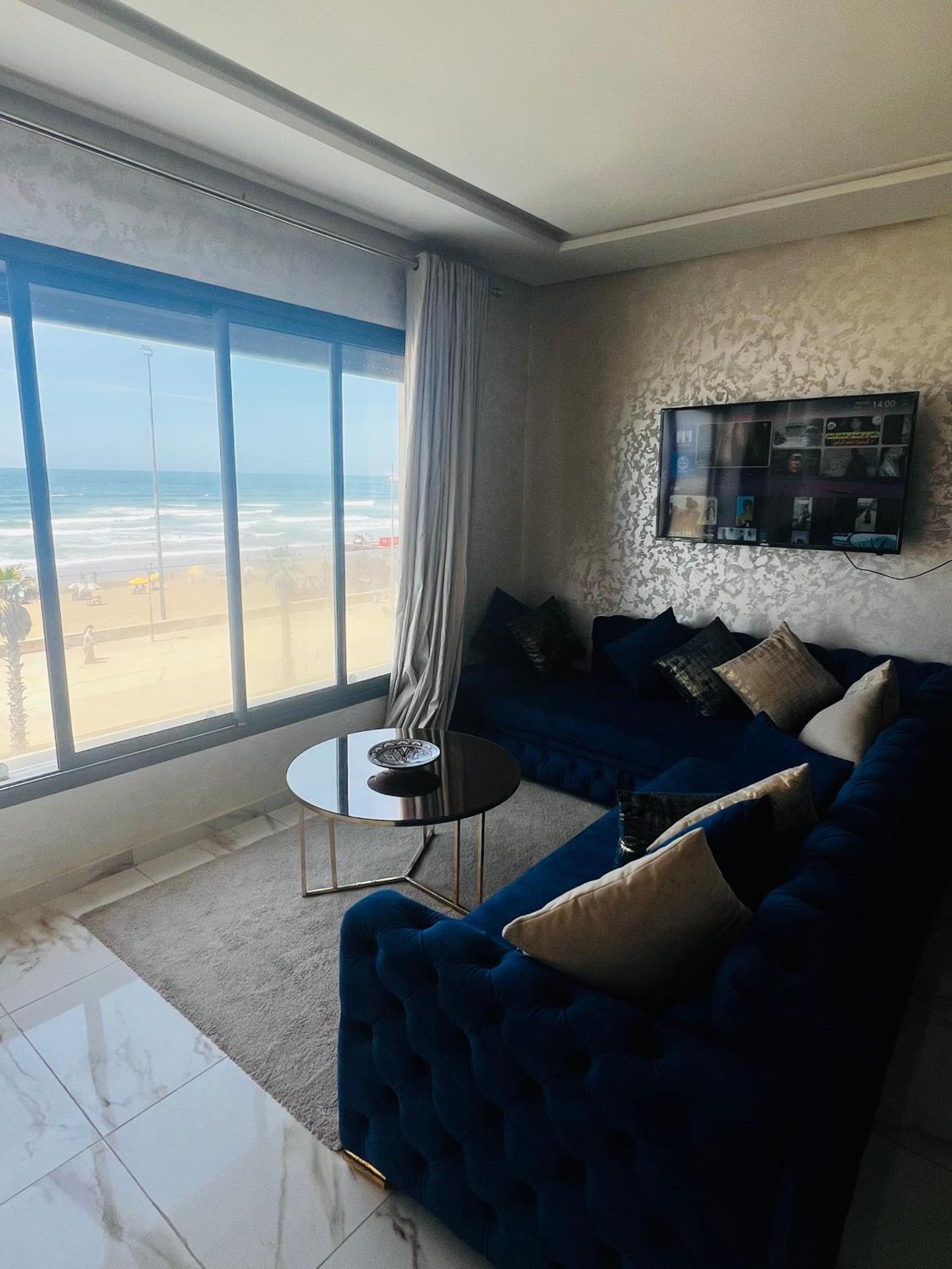 Golden Beach Elegance Sea View & Serenity Kenitra Exteriér fotografie